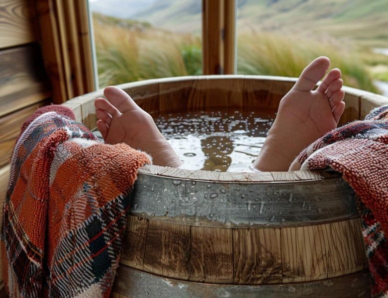 Bain écossais des pieds :  combien de fois par jour ?