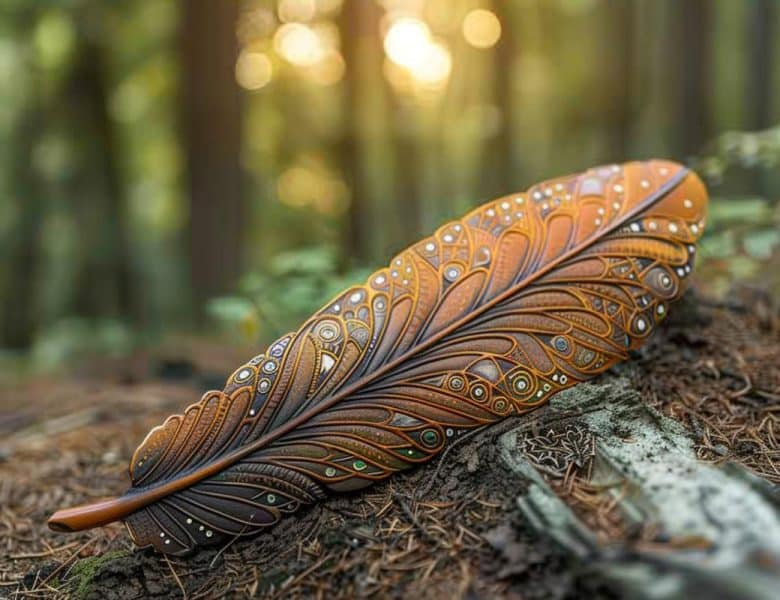 Signification de la plume de buse : symboles et interprétations mystiques