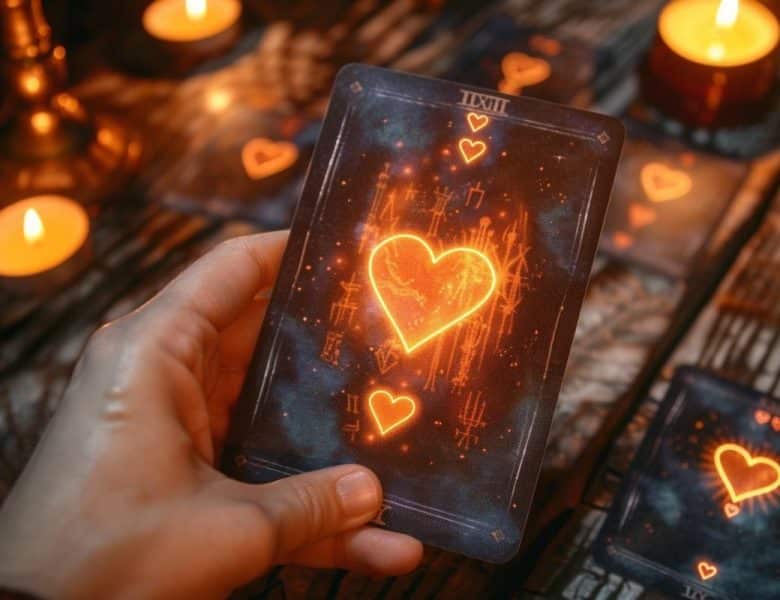 Comprendre la signification du 5 de coeur en cartomancie et tarot
