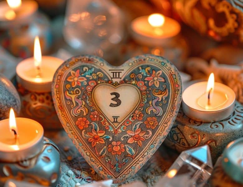 Découvrez la signification profonde du 3 de coeur en cartomancie et tarot