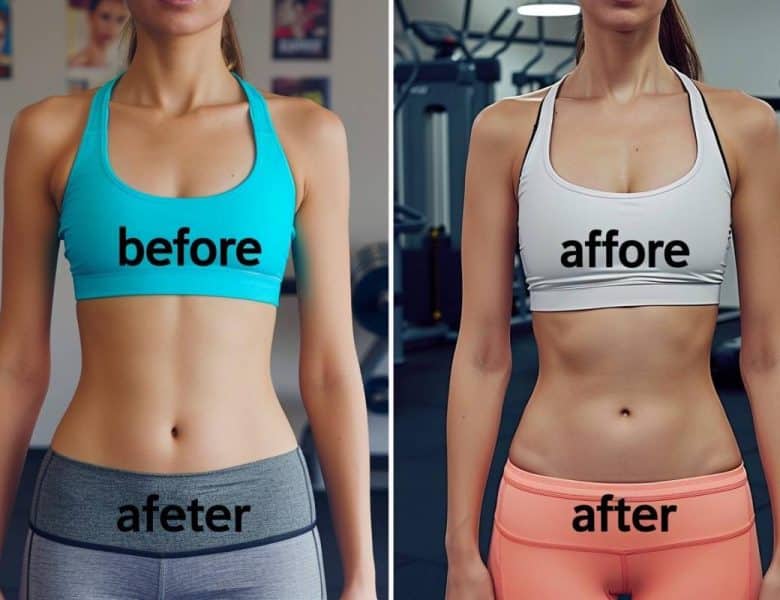 Perdre des hanches : transformations avant et après