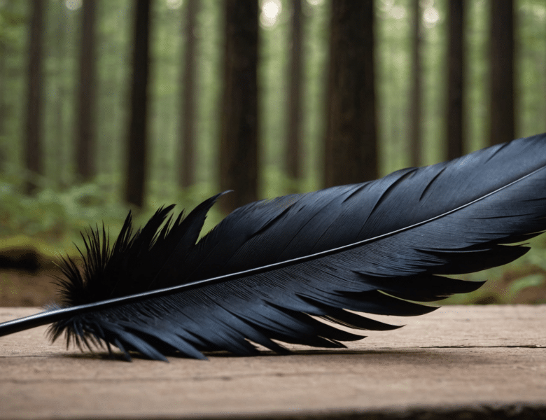 Plume noire : entre mystère et significations cachées
