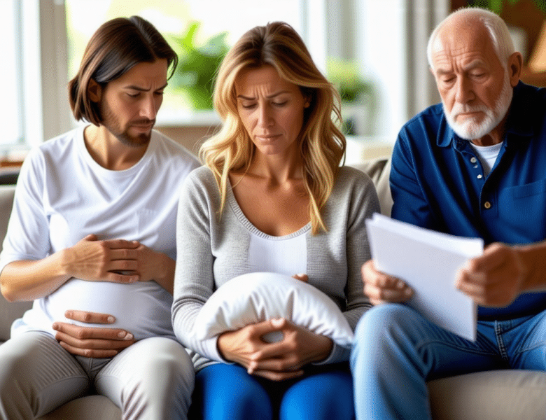 Quels symptômes du cancer du côlon sont souvent rapportés en témoignage ?