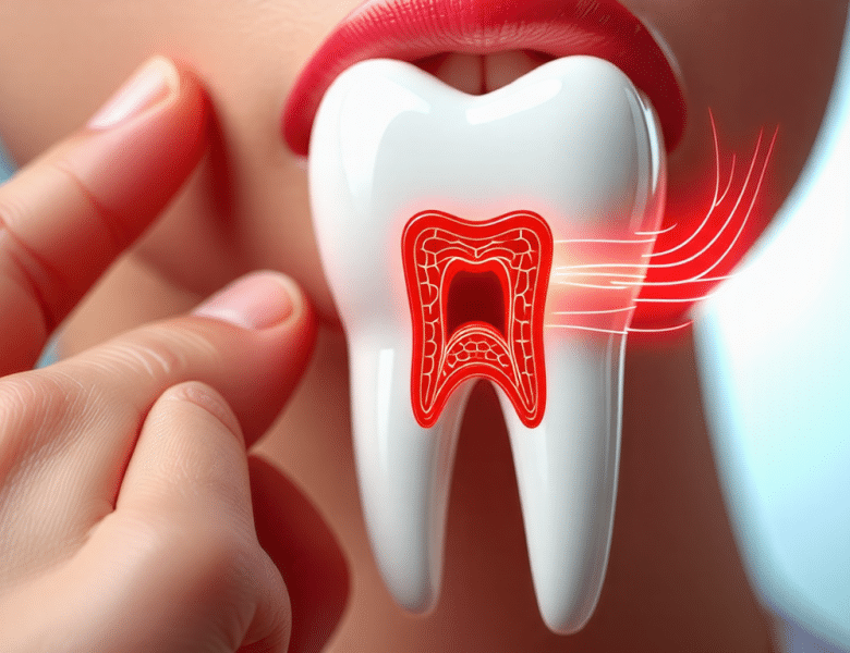 Pourquoi une dent dévitalisée peut-elle causer une douleur de pression ?