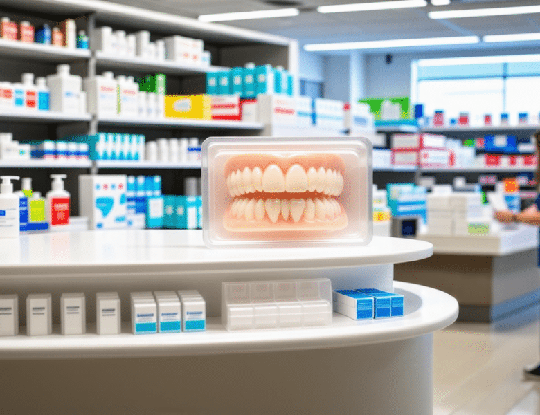 Peut-on trouver une fausse dent en pharmacie facilement ?