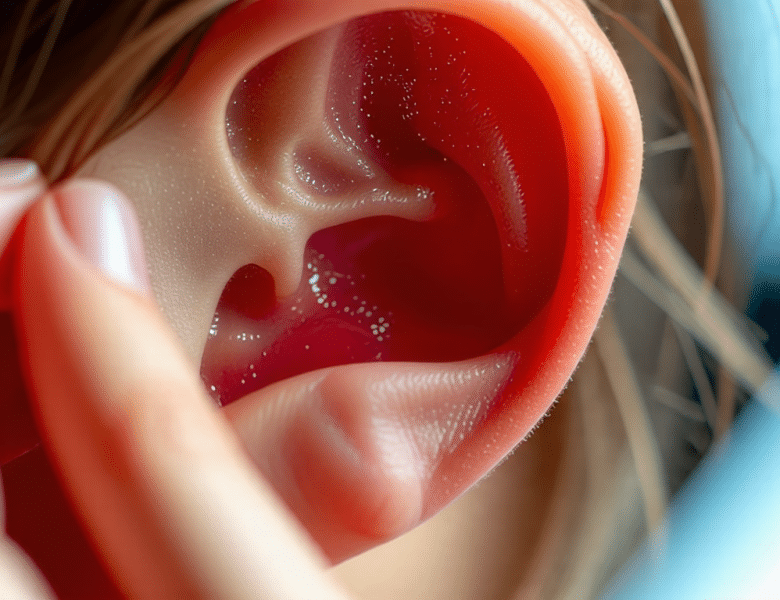 Que faire si une oreille devient rouge et chaude soudainement ?
