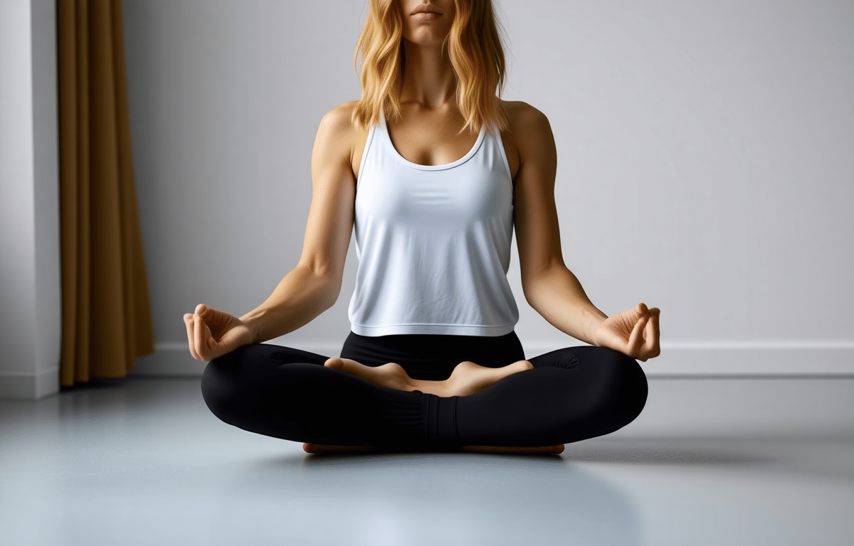 Détendre ses chevilles dans une position assise mentale