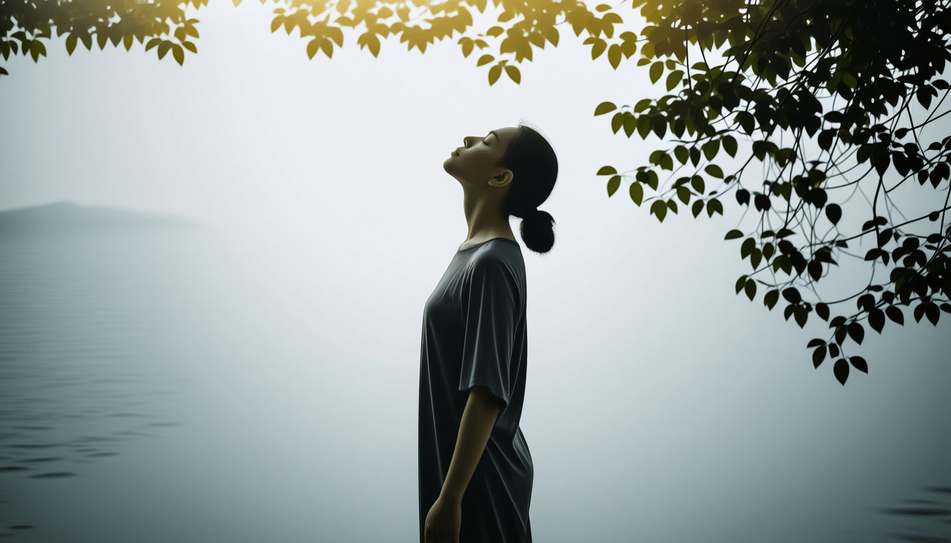 découvrez comment ressentir et aligner votre axe corporel grâce à la pratique du soupir suspendu, une méthode douce pour améliorer votre posture et votre bien-être.