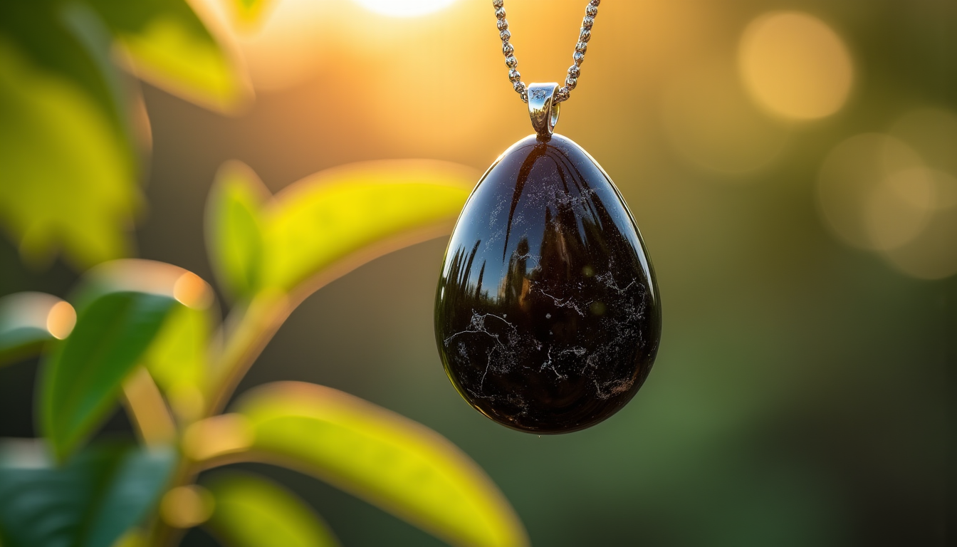 pendentif en obsidienne noire : 5 vertus cach&eacute;es que vous devez conna&icirc;tre &mdash; de plus grand. un pendentif obsidienne noire bien