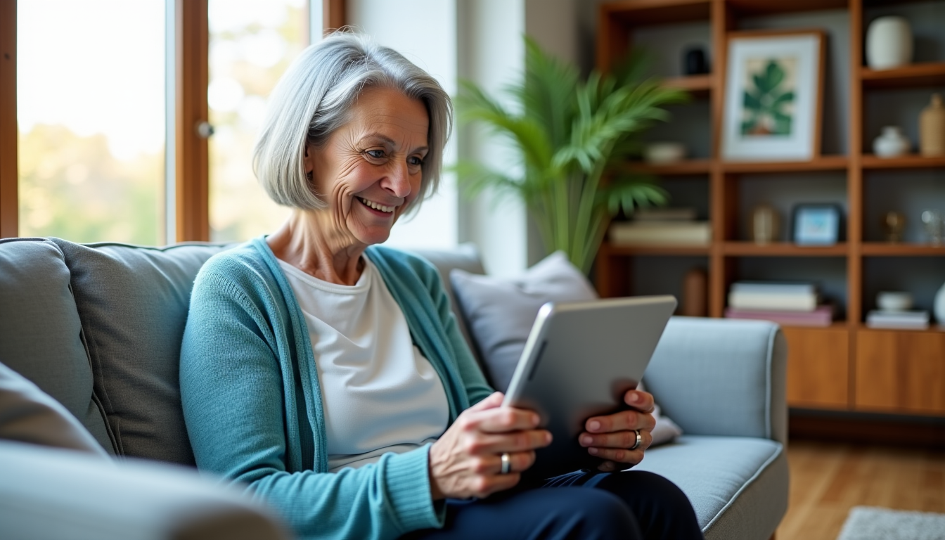 Illustration : ces outils permettent non seulement un suivi proactif — les nouvelles technologies facilitent-elles le maintien à domicile des seniors ?